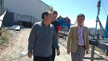 凉山工投集团副总经理刘建伟赴锦宁矿业开展安全环保督导检查