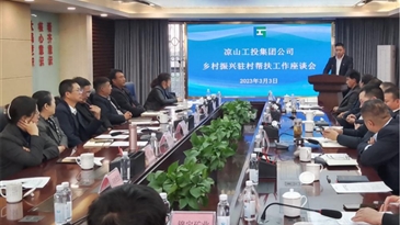 凝心聚力 共谋2023年乡村振兴新征程 ——凉山工投集团党委召开2023年乡村振兴驻村帮扶工作座谈会